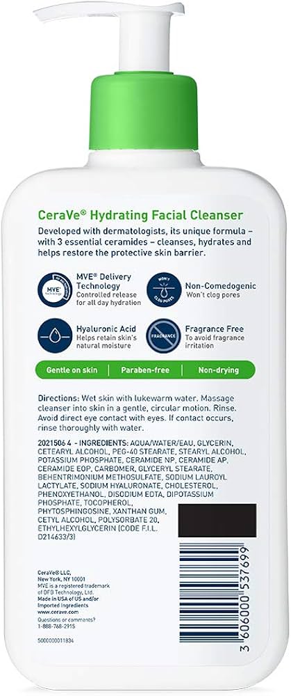 CeraVe Hydrating Facial Cleanser in Pakistan | Original USA | COD